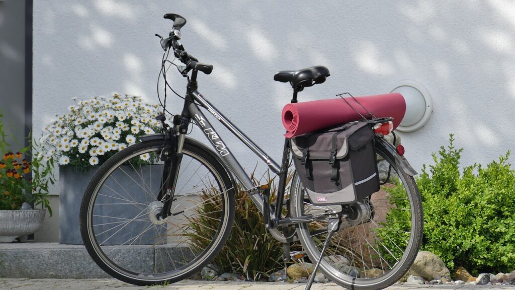 wheel, bicycle, mat